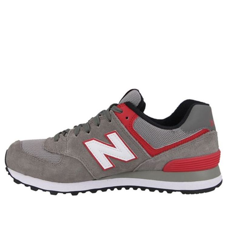 New Balance 574 Series Low-Top 'Grey Red' ML574AAC