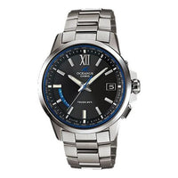 Casio Oceanus Analog Watch 'Steel Silver Black Blue' OCW-T150-1AJF