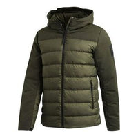 adidas Outdoor With Down Feather Jacket Olive Green CY8622