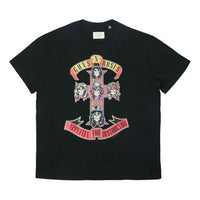 FOG Roses Boxy Band Skeleton Short Sleeve Unisex Black FOG-SS20-94