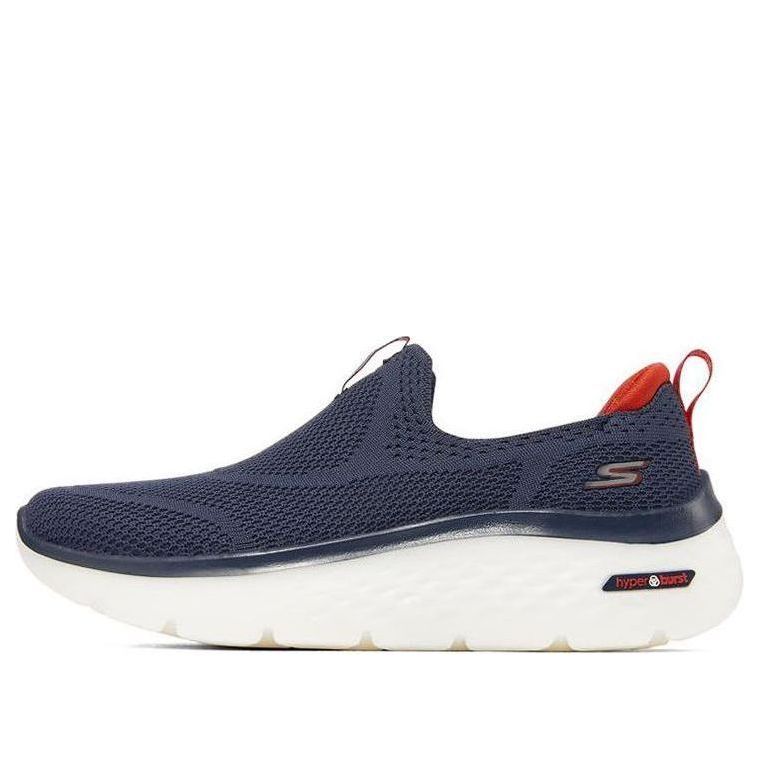 (WMNS) Skechers Go Walk Hyper Burst 'Navy Blue' 124586-NVRD