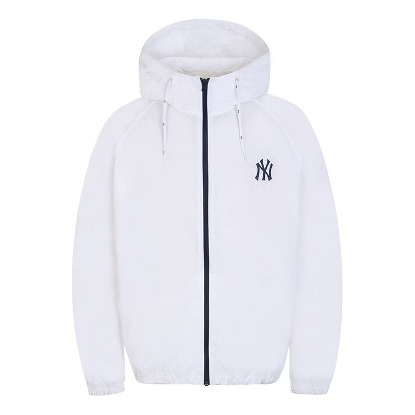 MLB Sports Woven Jacket New York Yankees Unisex White 31JPR1031-50W