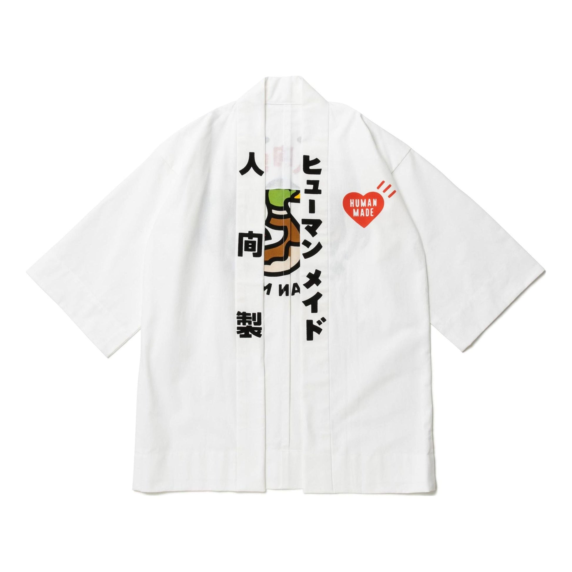 HUMAN MADE Ningen-Sei Happi Coat 'White' HM23JK015