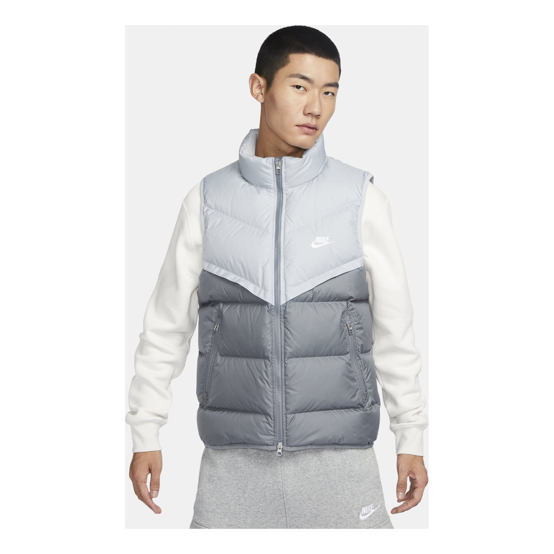 Nike Windrunner Stormfit Down Vest 'Grey' FB8184-077