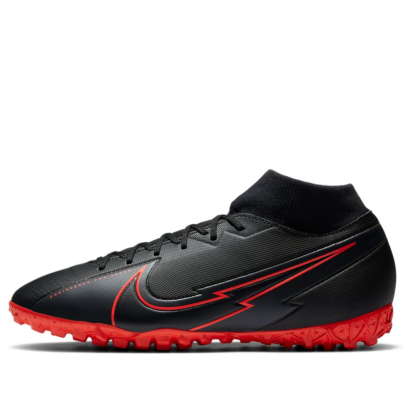 Nike Mercurial Superfly 7 Academy TF Turf 'Black Red' AT7978-060