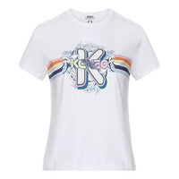 KENZO Rainbow Logo Short Sleeve White FA5-2TS616-937-01