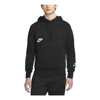 Men's Nike Logo Printing Drawstring Hooded Casual Black DQ5650-010