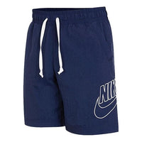 Nike Sportswear Alumni Logo Shorts 'Blue' DB3811-410