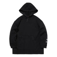 Li-Ning x Dragon Crossover Series Loose Contrast Color Stitching Pullover Black AWDQ933-4