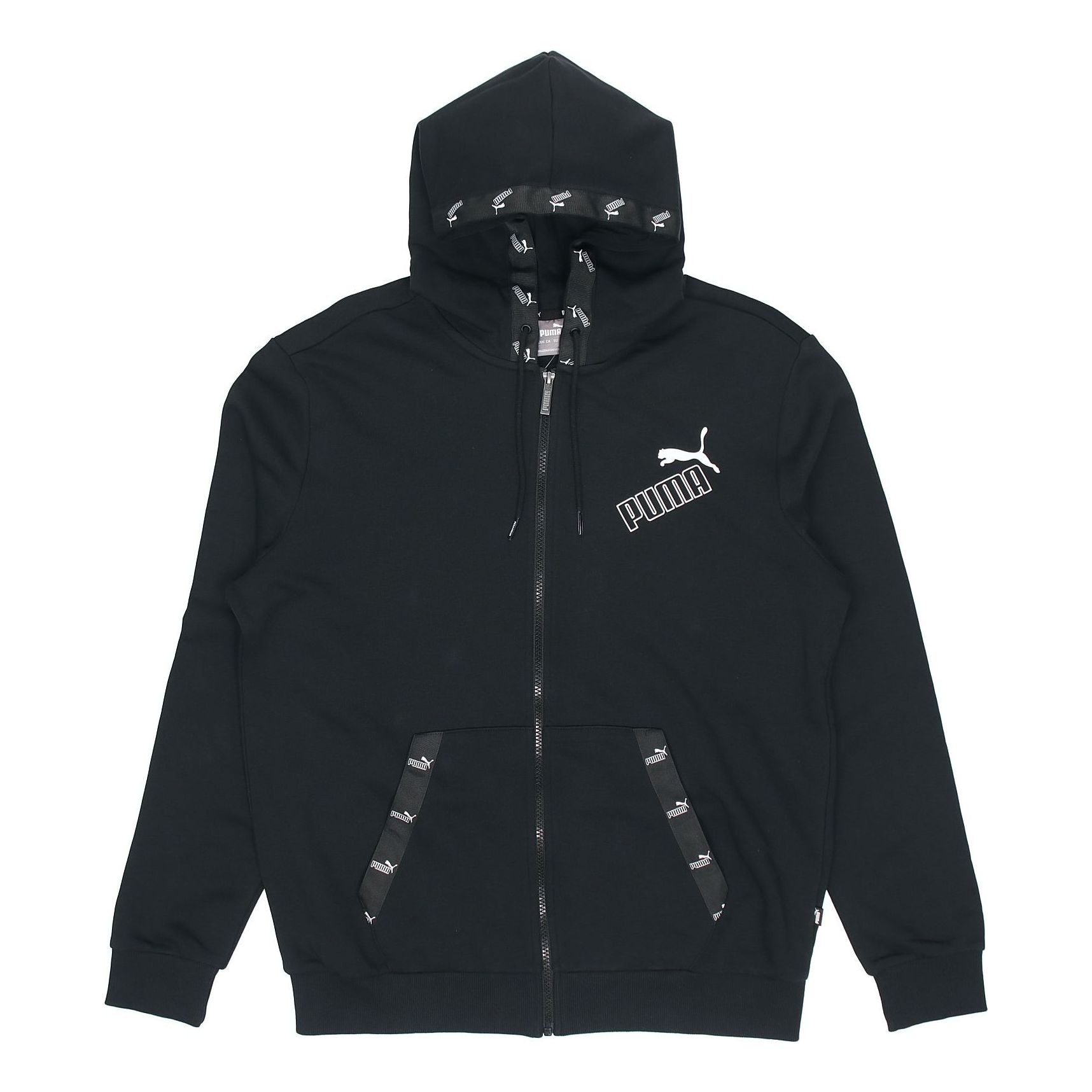 PUMA Sports Casual Hooded Windbreaker Black 583524-01