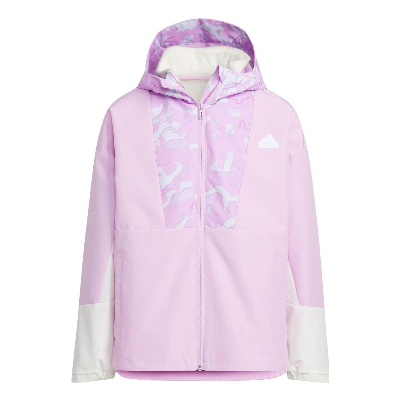 (GS) adidas City Escape Two-In-One Jacket Asia Sizing 'Pink White' IY5023