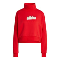 (WMNS) adidas Ski Chic Sweatshirt Asia Sizing 'Red' IA3931