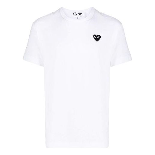 COMME des GARCONS PLAY Basic T-Shirt Black Emblem 'White' P1-T064-2