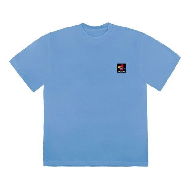 Travis Scott Cactus Jack CJ Gamer Tee 'Washed Blue' TC-316