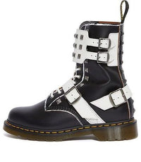 Dr. Martens Punk 10 Boots Black/White 25171009