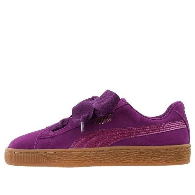 (GS) PUMA Suede Heart SNK 'Dark Purple' 364918-01