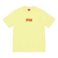 Supreme SS21 Week4 Splatter S Top LogoT SUP-SS21-529-YEL