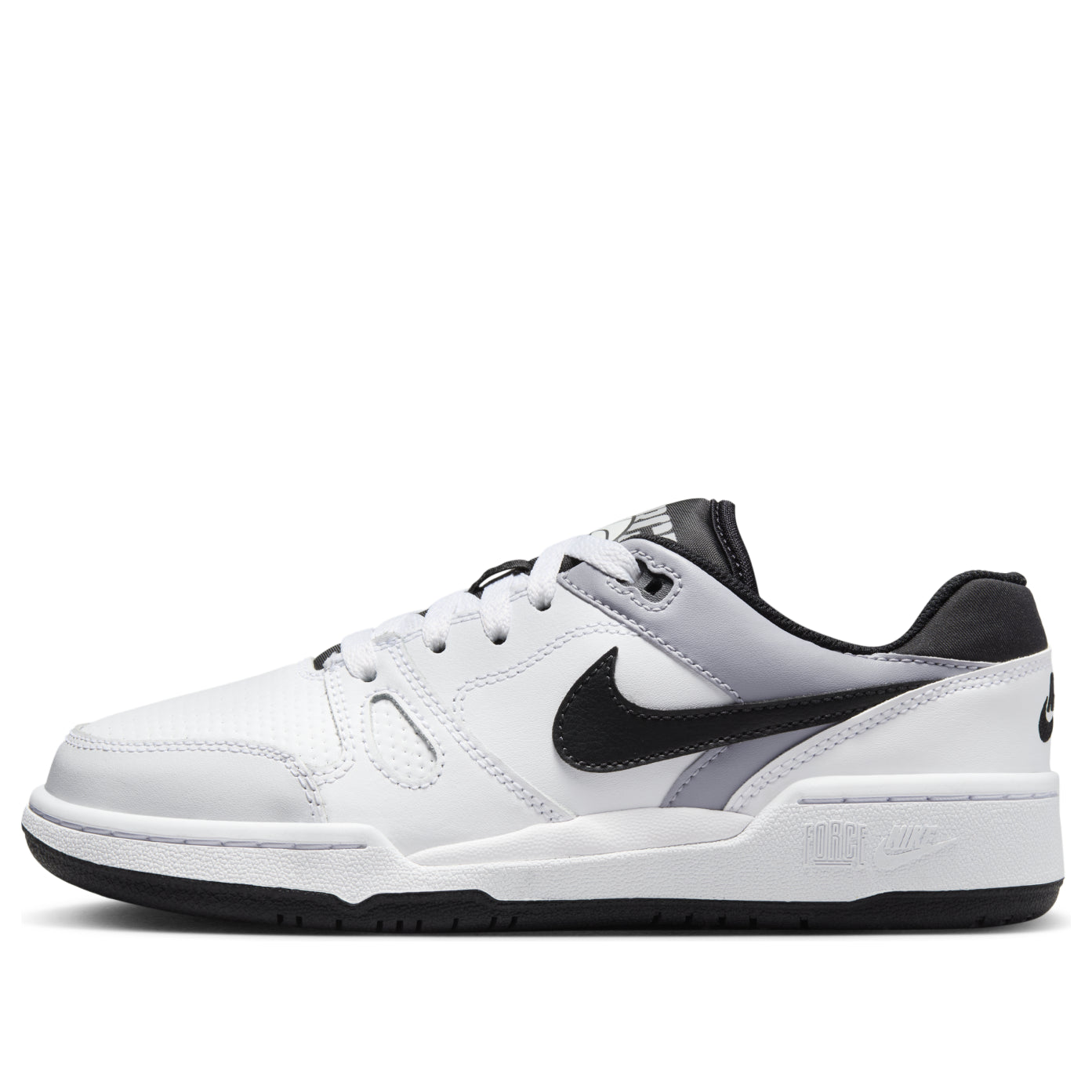 (GS) Nike Full Force Low 'White Pewter Black' FV5929-101