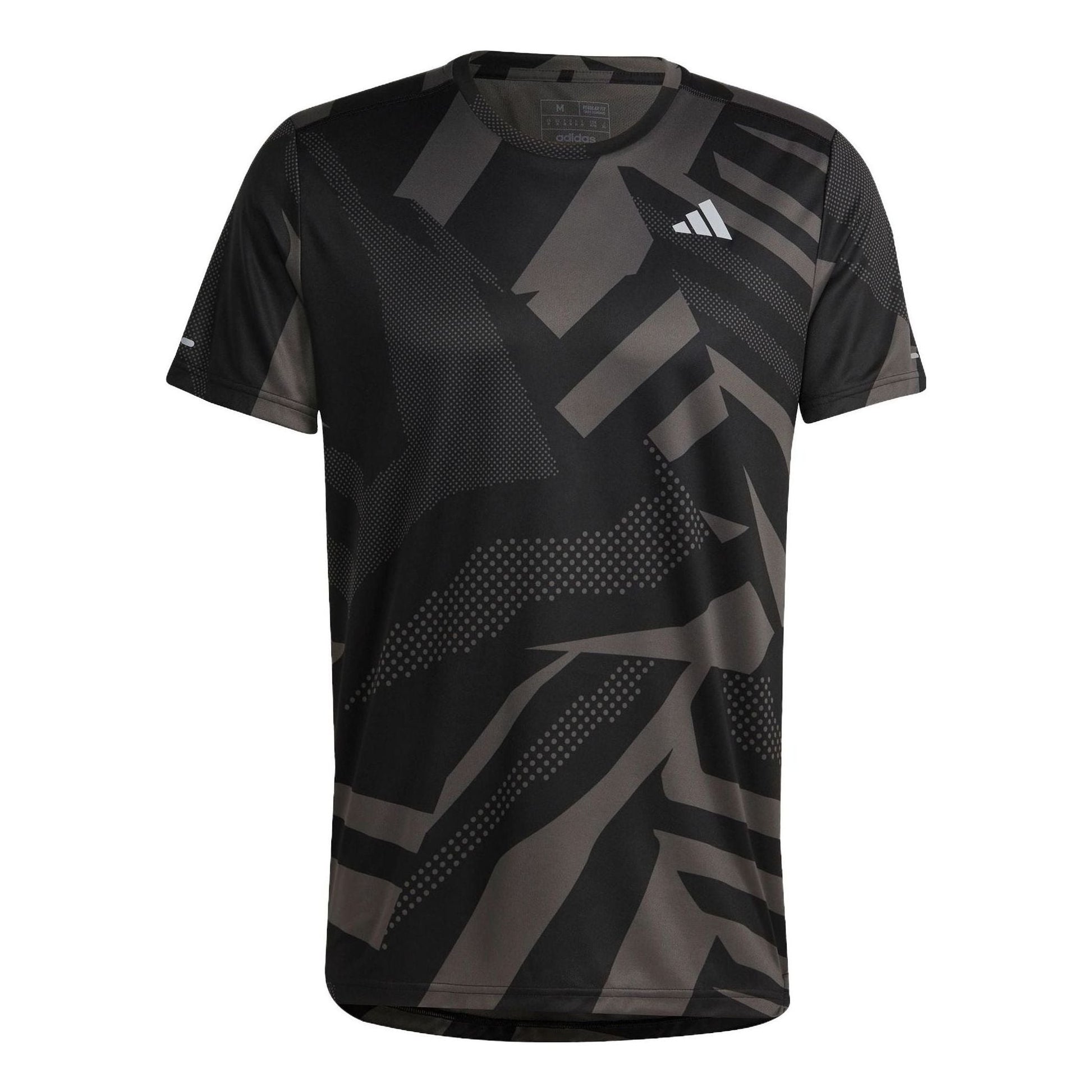 adidas Own the Run Seasonal Tee 'Black Grey Six' HR6607
