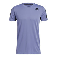 Men's adidas Heat.Rdy Training Sports Running Quick Dry Short Sleeve Light Purple T-Shirt GU0680