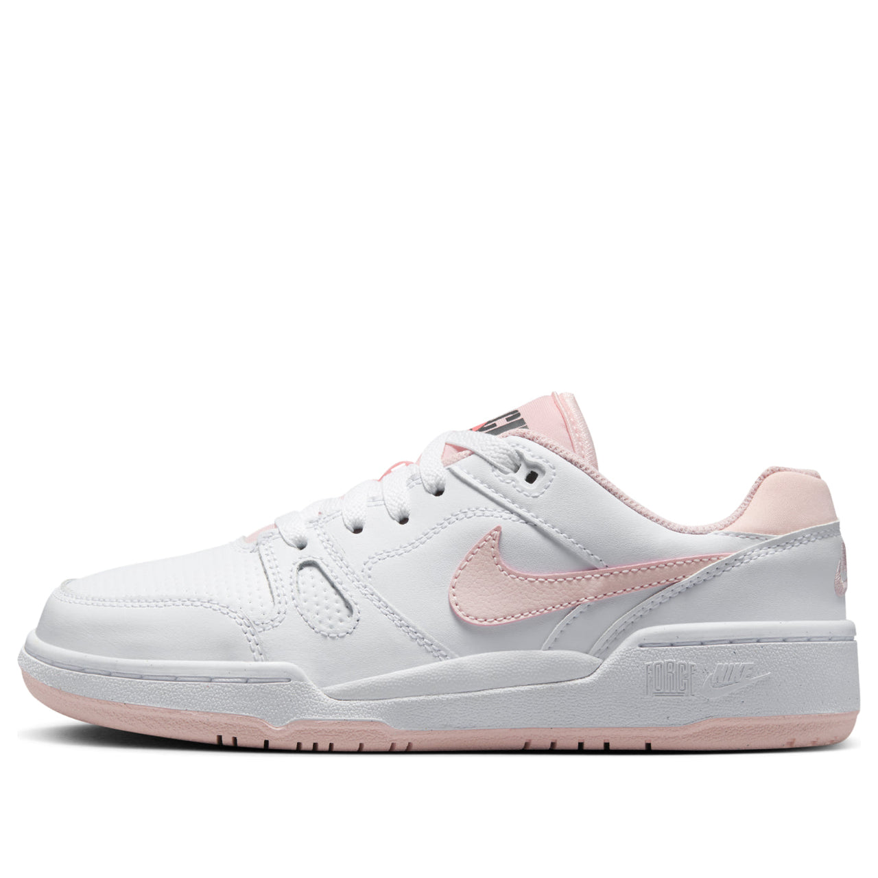(GS) Nike Full Force Low 'White Bright Mango Black Echo Pink' FV5929-107