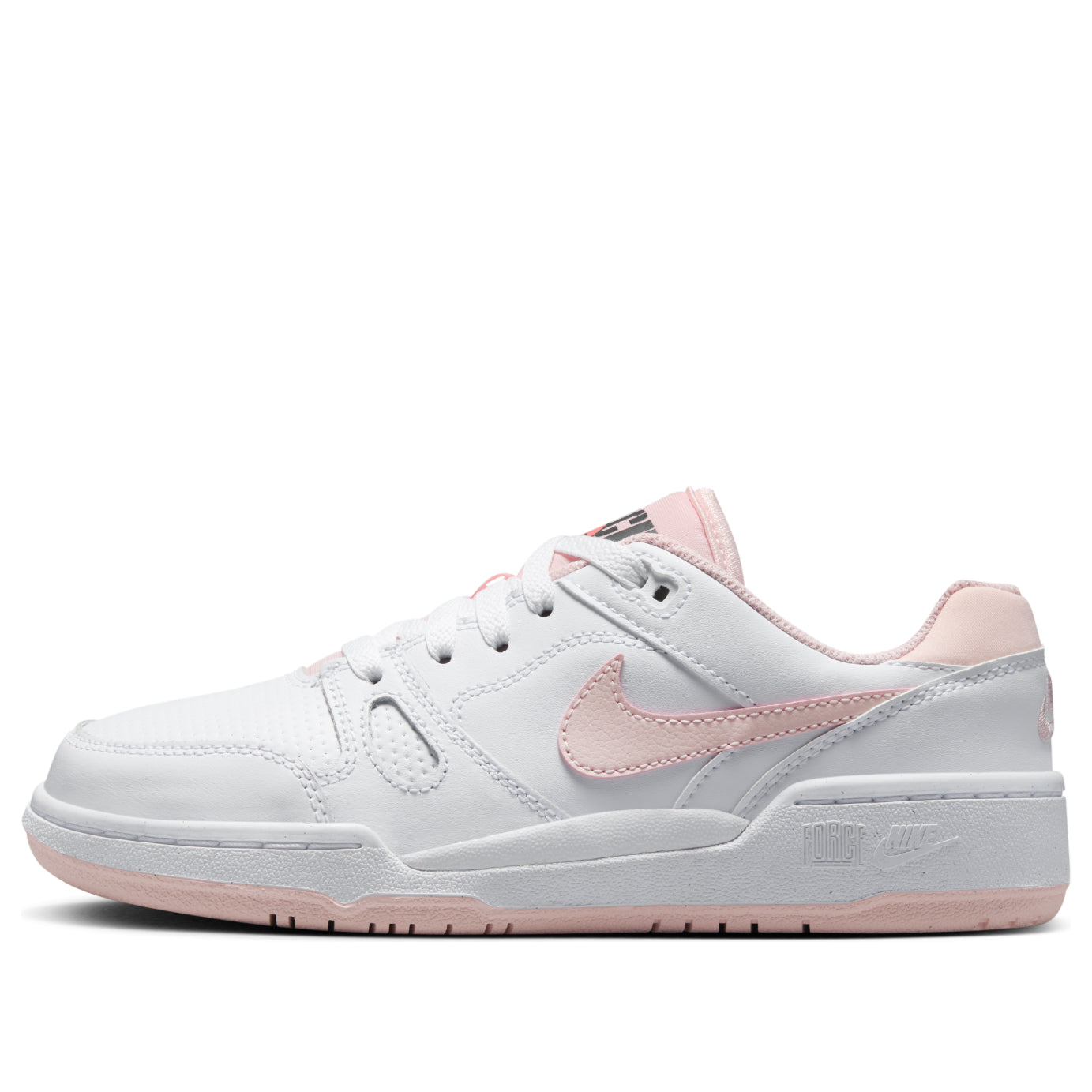 (GS) Nike Full Force Low 'White Bright Mango Black Echo Pink' FV5929-107