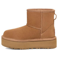 (GS) UGG Classic Mini Platform 'Chestnut' 1143700K-CHE