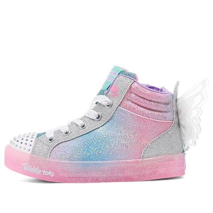 (GS) Skechers Shuffle Brights 'Pink Blue' 20254L-LBMT
