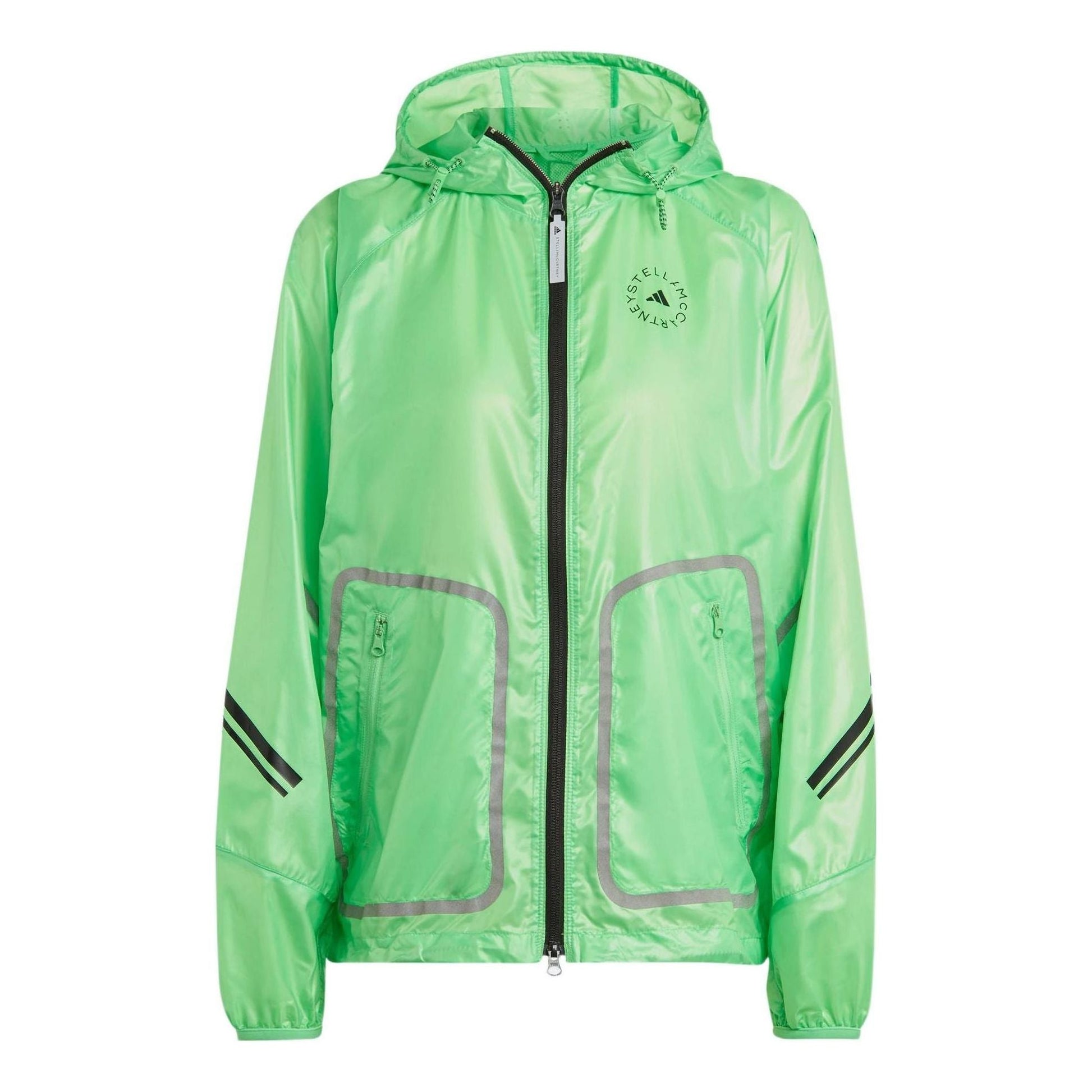 (WMNS) adidas by Stella McCartney TruePace Running Jacket Asia Sizing 'Green' HR2213