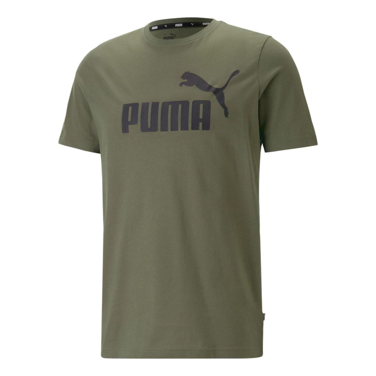 PUMA Essentials Logo T-Shirt 'Green Black' 586667-36