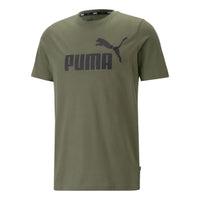 PUMA Essentials Logo T-Shirt 'Green Black' 586667-36
