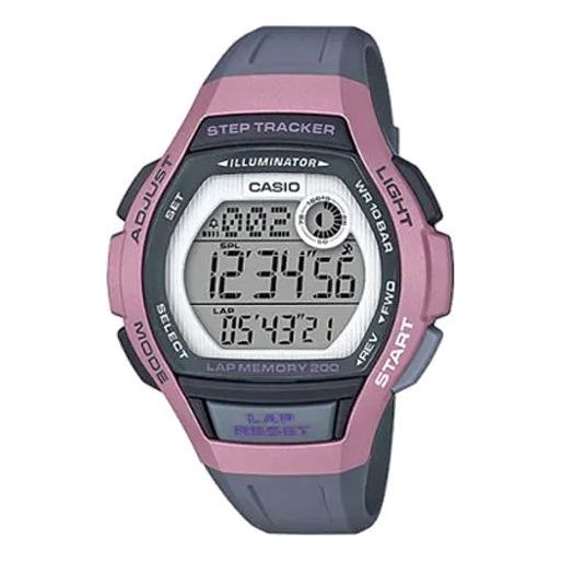 CASIO Retro Stylish Simplicity Classic Waterproof Shockproof Sports Gray Pink Watch GrayPink Digital LWS-2000H-4AJH