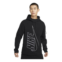 Nike Tech Fleece Pullover Graphic Hoodie 'Black' DX0578-010