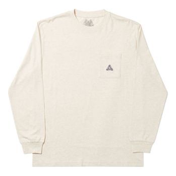 PALACE Sofar Pocket Longsleeve Oatmeal Marl P19SS073