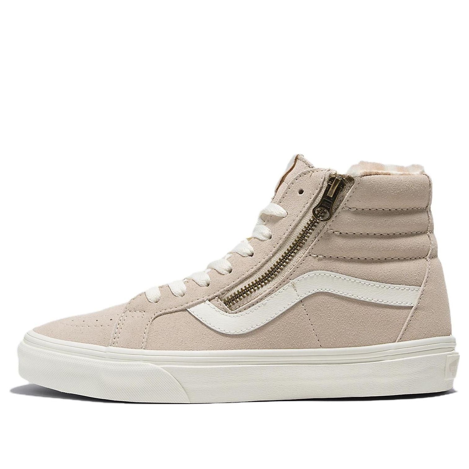 Vans Sk8-Hi Reissue Side Zip Cozy Hug Sherpa 'Beige' VN0007NZBLL