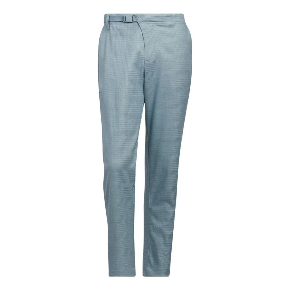 Men's adidas Solid Color Straight Casual Sports Pants/Trousers/Joggers Blue HA3610