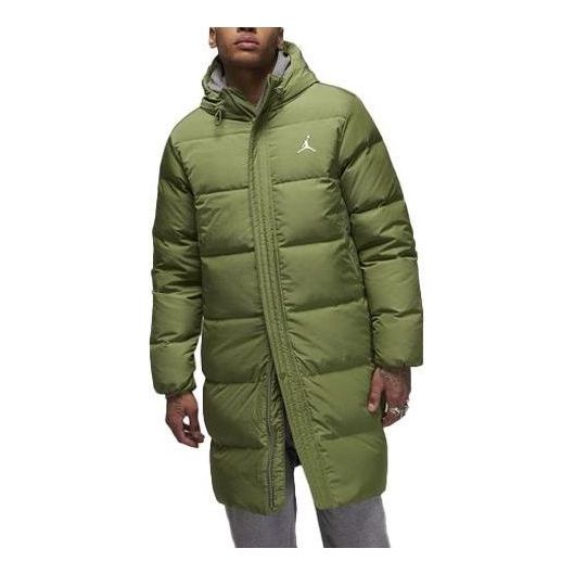 Air Jordan Essentials Down Parka Coat 'Sky J Light Olive' FB7313-340