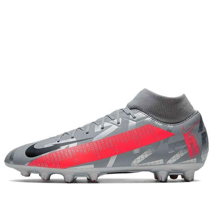 Nike Mercurial Superfly 7 Academy HG 'Metallic Bomber Grey Red' AT7945-906