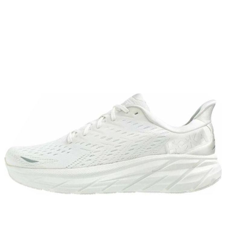(WMNS) HOKA ONE ONE Clifton 8 Wide 'Triple White' 1121375-WWH