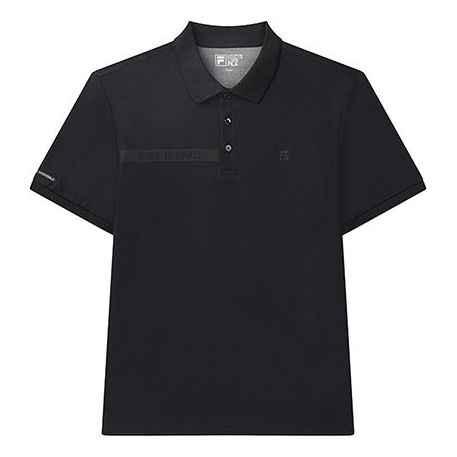 FILA Logo Sports Knit Polo Shirt Blue F11M038125F-NV