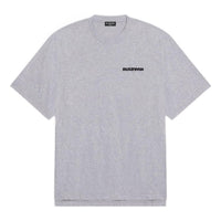 Balenciaga Turn Slit T-Shirt 'Grey Black' 675016TLVB31167