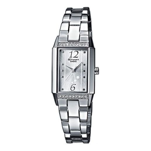 CASIO SHEEN Waterproof Stainless Steel Strap Silver Analog SHN-4011D-7A1DR