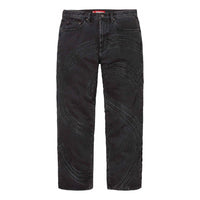 Supreme S Logo Loose Fit Jeans 'Black' SUP-SS24-054