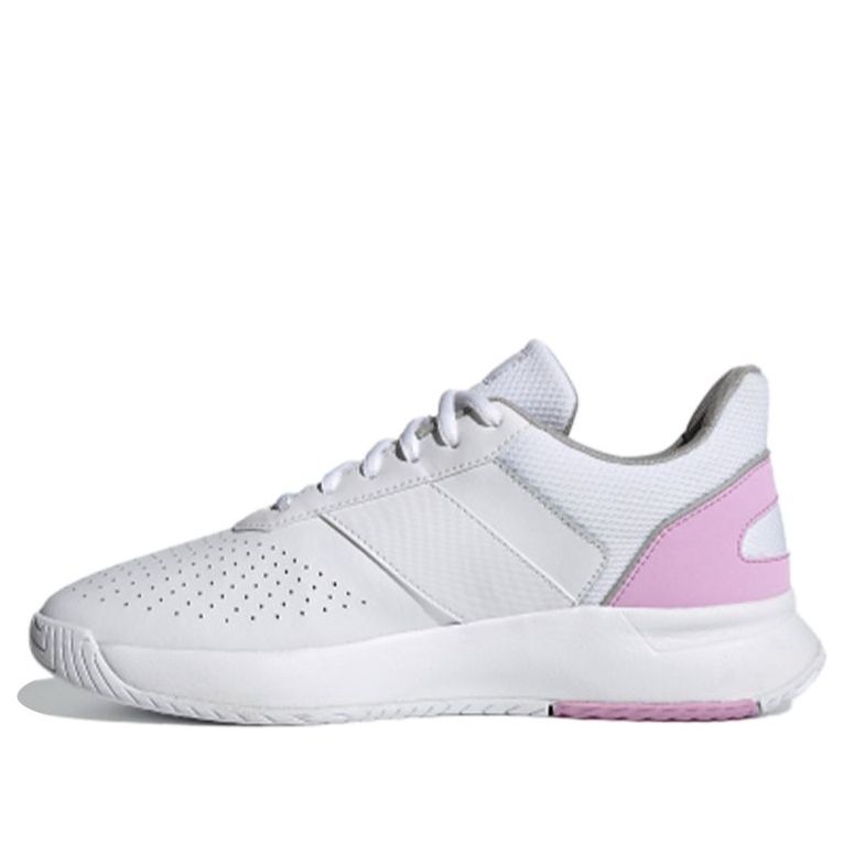 (WMNS) adidas Courtsmash White/Pink FY8732