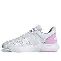 (WMNS) adidas Courtsmash White/Pink FY8732