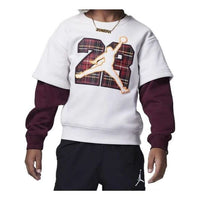 (GS) Air Jordan Checked Pack 23 Top 'White Red' FZ1679-030