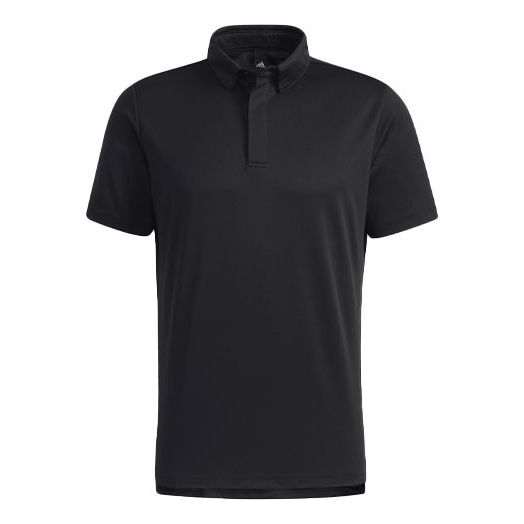 adidas Casual Sports Short Sleeve Polo Shirt Black GN0799