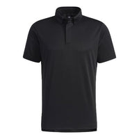 adidas Casual Sports Short Sleeve Polo Shirt Black GN0799