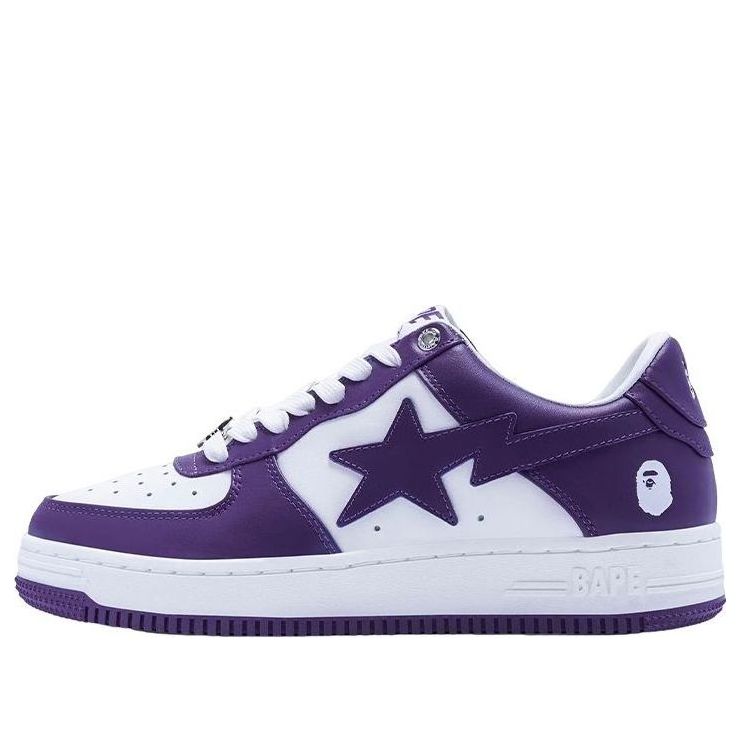 (WMNS) A BATHING APE Sta Leather 'Purple' 1I70-291-006-PURPLE