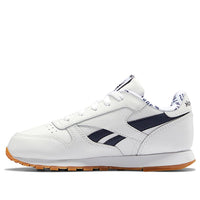 Reebok Classic Leather Running Shoes K 'Black White' FV2096